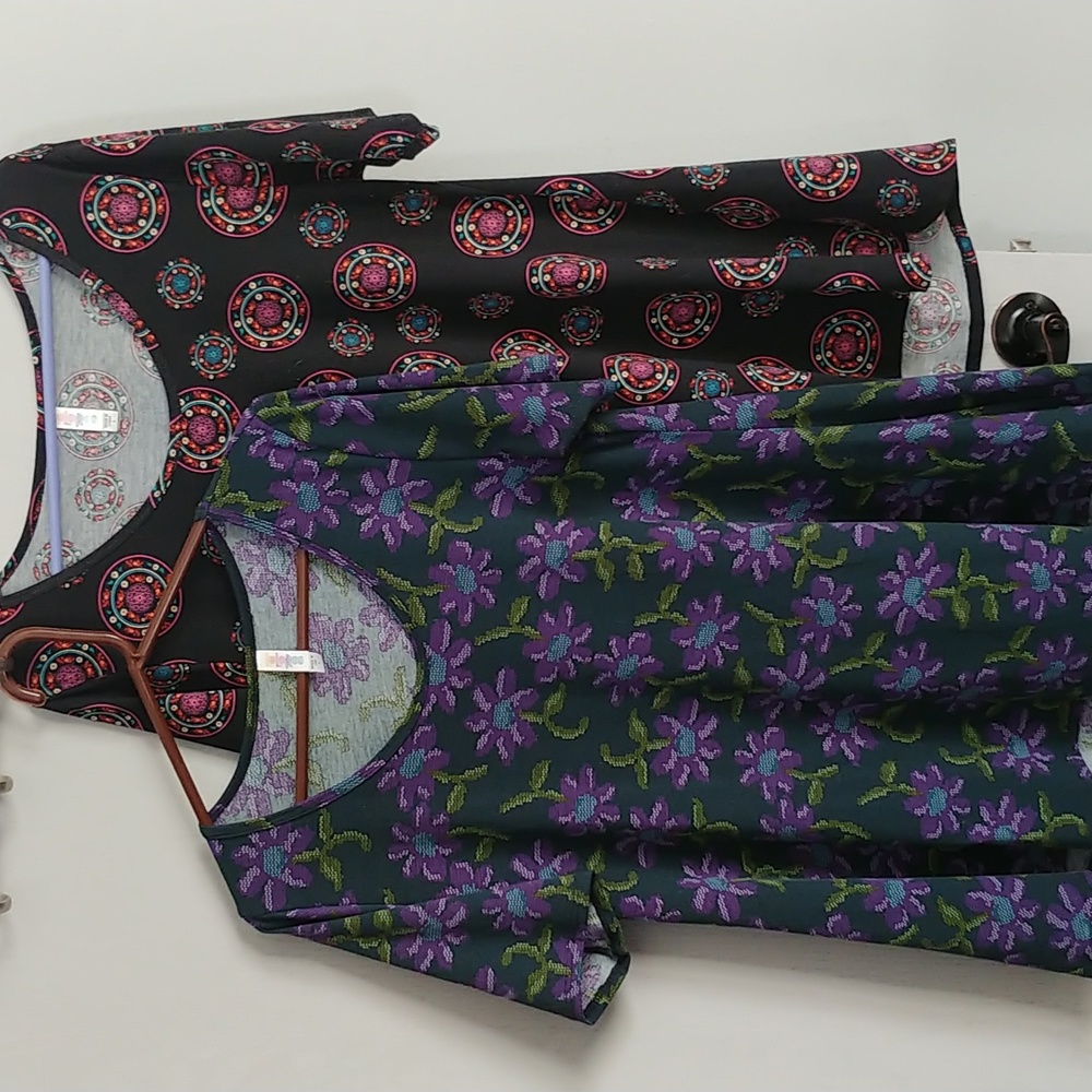 Two Lularoe Perfect Tees